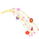 アヒルの親子のイラスト たのさく